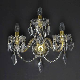 Хрустальное бра Wranovsky Aristocratico 3 Gold