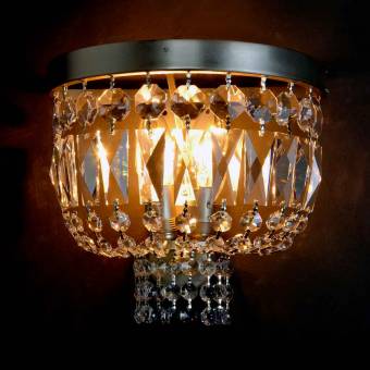 Хрустальное бра Wranovsky Washington 2 Silver