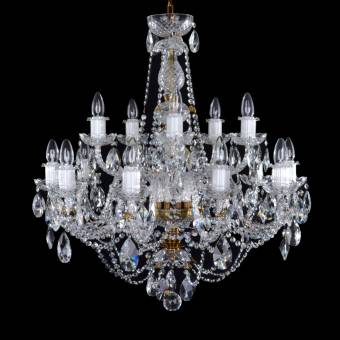 Хрустальная люстра DBK Glass 0740/10+5 PT