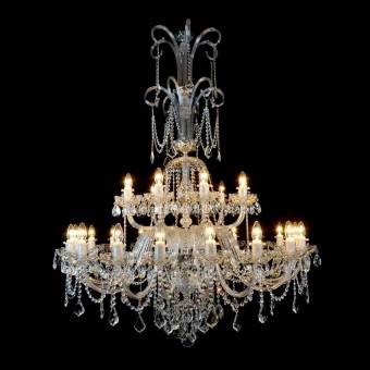 Хрустальная люстра Wranovsky Princesse 27 Alpha Silver