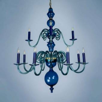 Хрустальная люстра Wranovsky Manoir 12 Blue