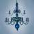 Хрустальная люстра Wranovsky Manoir 12 Blue