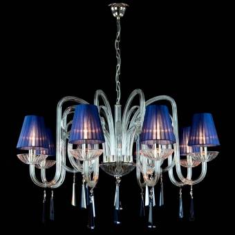 Хрустальная люстра Wranovsky Aranea 8 Silver LS Blue