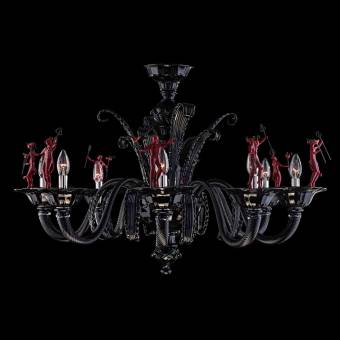 Люстра Arte di Murano 7996/8 Nero