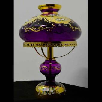 Хрустальная лампа Wranovsky Oriental 1 Violet