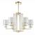 Люстра Crystal Lux NICOLAS SP-PL6 GOLD/WHITE