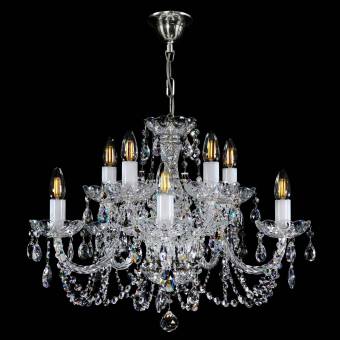 Хрустальная люстра ArtGlass RADKA X. NICKEL CE