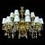 Хрустальная люстра Wranovsky Clarit 18 Gold Color LS