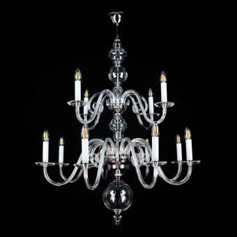 Хрустальная люстра Wranovsky Manoir 12 Silver
