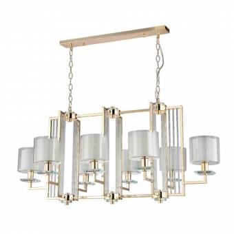 Люстра Crystal Lux NICOLAS SP8 L1000 GOLD-WHITE