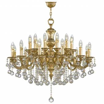 Бронзовая люстра Asfour Crystal 31611/134/110/124