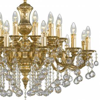 Бронзовая люстра Asfour Crystal 31611/134/110/124