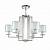 Люстра Crystal Lux NICOLAS SP-PL6 NICKEL-WHITE