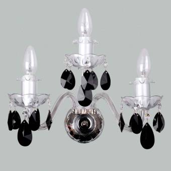 Хрустальное бра DBK Glass N0720/3 NK Black