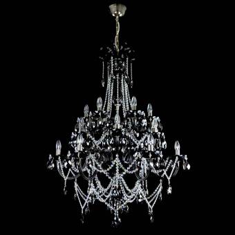 Хрустальная люстра Wranovsky Grandiose 18 Silver Black
