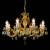 Хрустальная люстра Wranovsky Finesse 8 Alpha Gold yellow Хрустальная люстра Wranovsky Finesse 8 Alpha Gold yellow