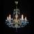 Хрустальная люстра Wranovsky Ocean 5 Gold M Blue