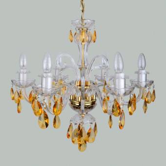 Хрустальная люстра DBK Glass 0720-6-S Ambra
