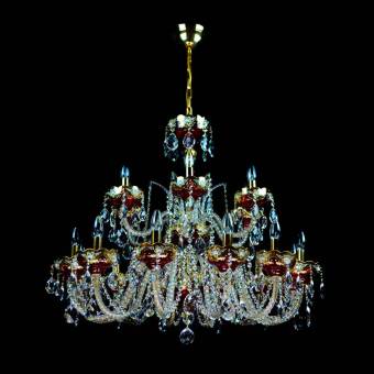 Хрустальная люстра Wranovsky Oriental 18 Alpha Gold