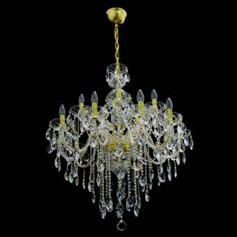 Хрустальная люстра Wranovsky Raindrop 15 Gold