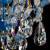 Люстра ArtGlass MARIA TEREZIA 11 VACHTLE BLUE
