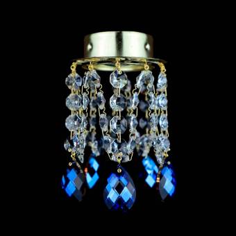 Хрустальный спот Wranovsky Spot 1 Gold Blue