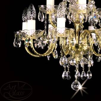 Хрустальная люстра Art Glass ADELA XII CE