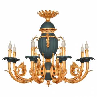 Бронзовая люстра Pars CH2024/8