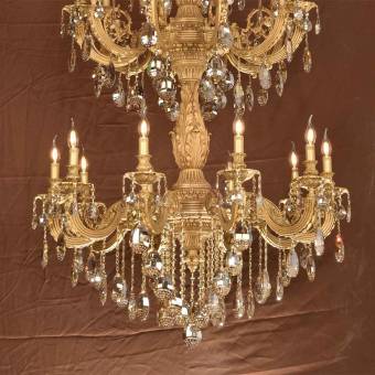 Бронзовая люстра Pars Luster 3181/40 Gold