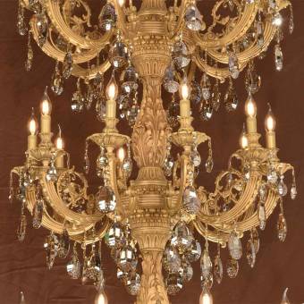 Бронзовая люстра Pars Luster 3181/40 Gold