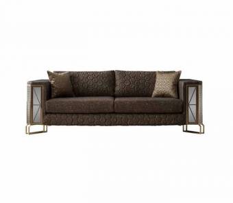 Комплект мягкой мебели Belluno Royal (коричневый) 3+1+1