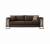 Комплект мягкой мебели Belluno Royal (коричневый) 3+1+1
