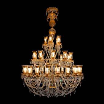 Хрустальная люстра Wranovsky Royal Tulips 35 Gold