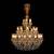 Хрустальная люстра Wranovsky Royal Tulips 35 Gold Хрустальная люстра Wranovsky Royal Tulips 35 Gold