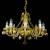 Хрустальная люстра Wranovsky Finesse 8 Alpha Gold yellow Хрустальная люстра Wranovsky Finesse 8 Alpha Gold yellow