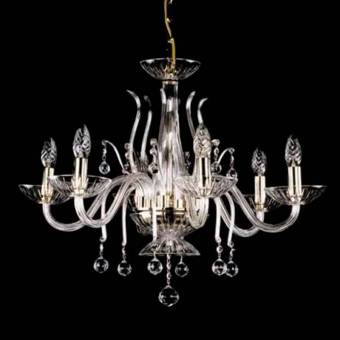 Хрустальная люстра ArtGlass ELEKTRA VI. NICKEL CE