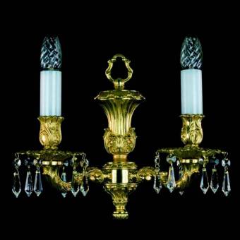 Бронзовое бра ArtGlass ISLA II. BRASS ANTIQUE CE