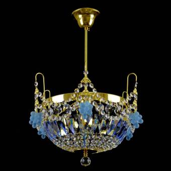 Потолочный светильник Wranovsky Marseille 1 Gold Blue